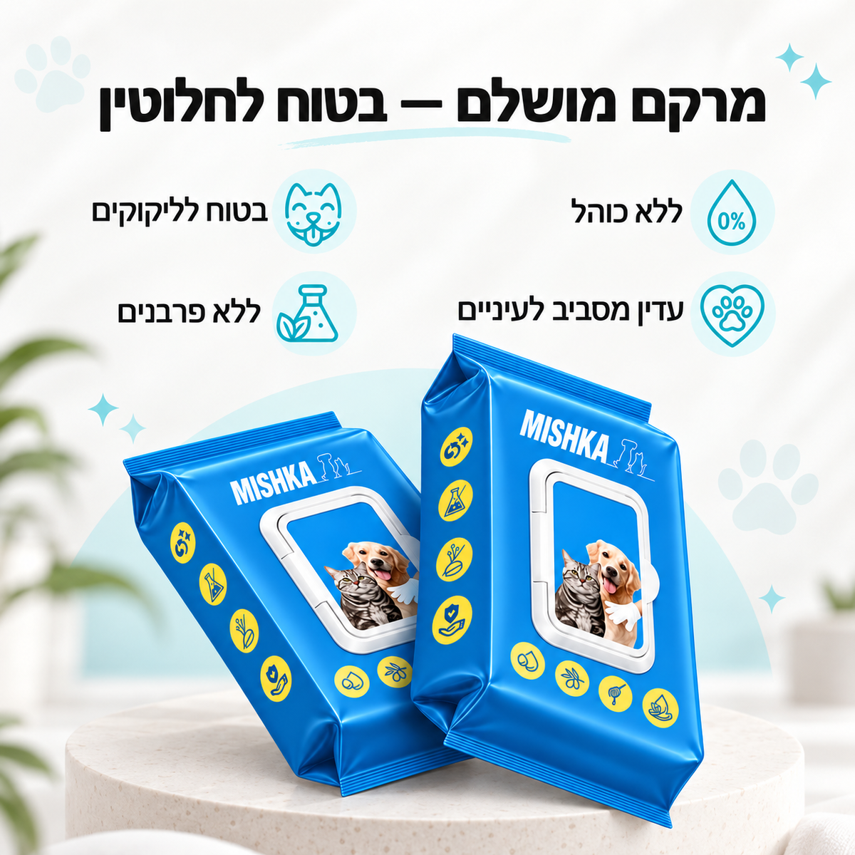 זה מה שעוצר זיהומים על ידי שמירה על עור ופרוות הכלב