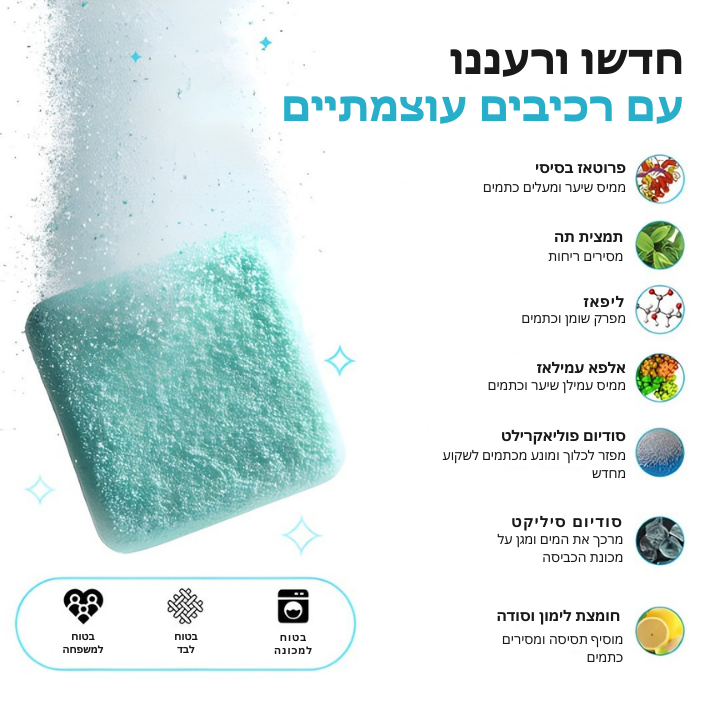 Capsule Cleaner - טבליות כביסה